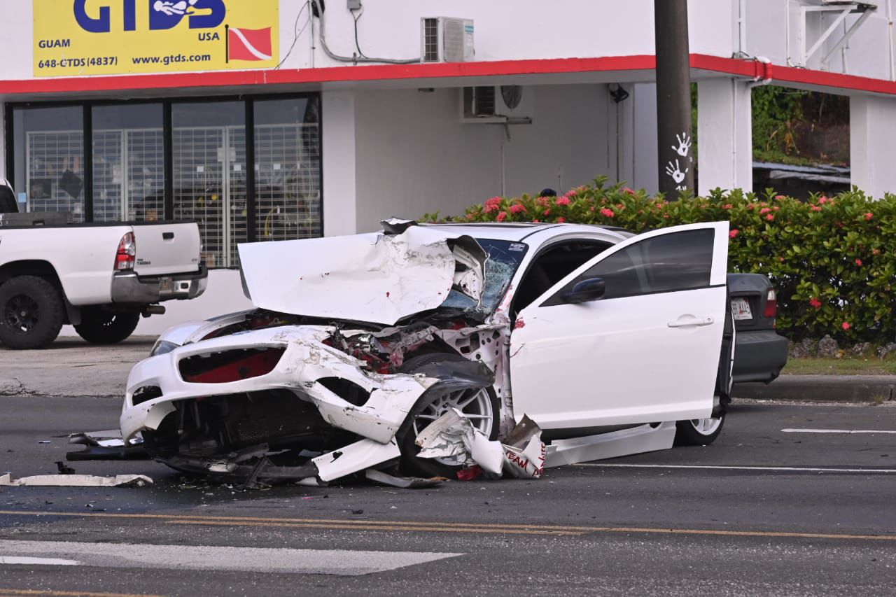 Multiple cars crash in East Agana, Barrigada 4
